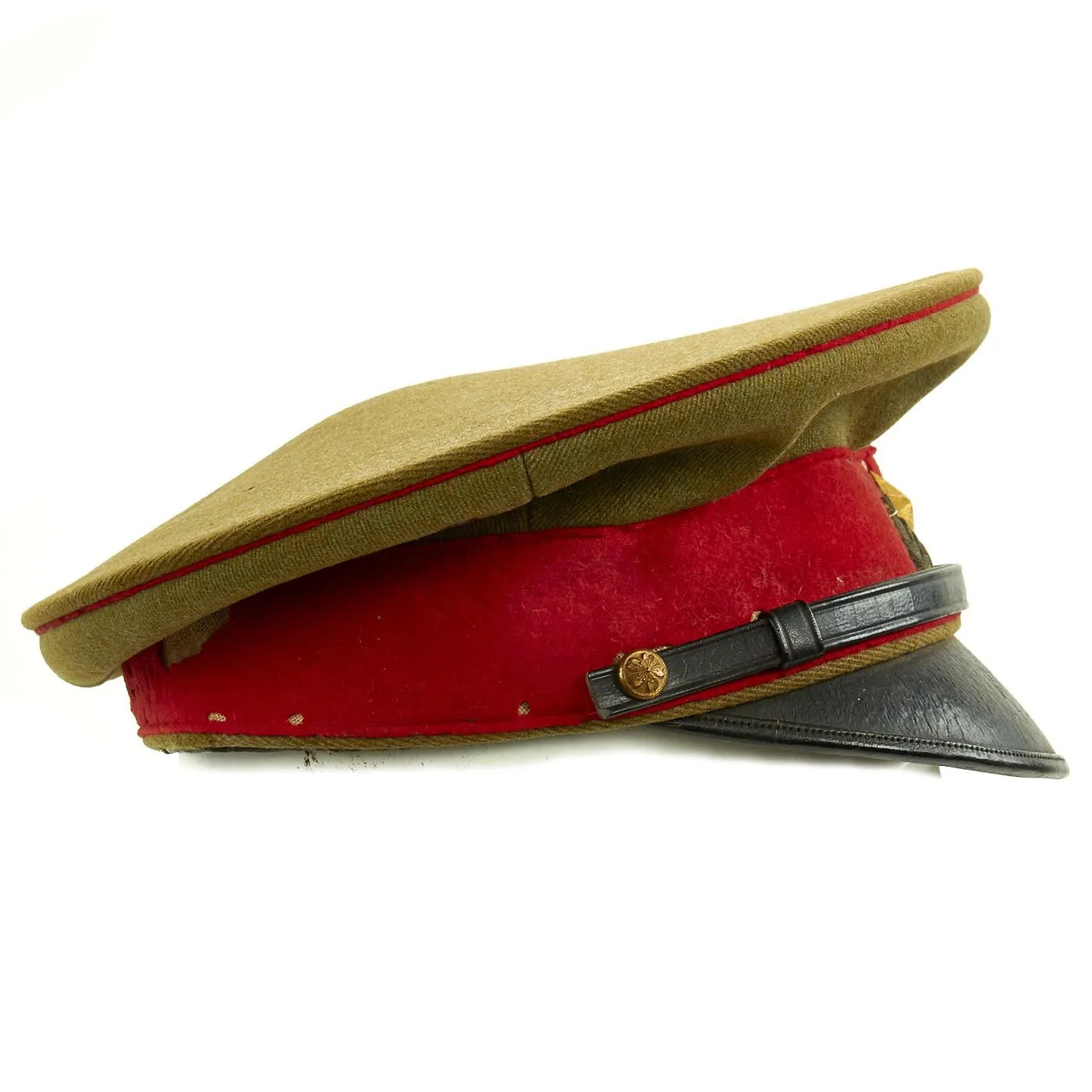 Original Japanese WWII Type 45 Imperial Guard Army Officers Visor Cap