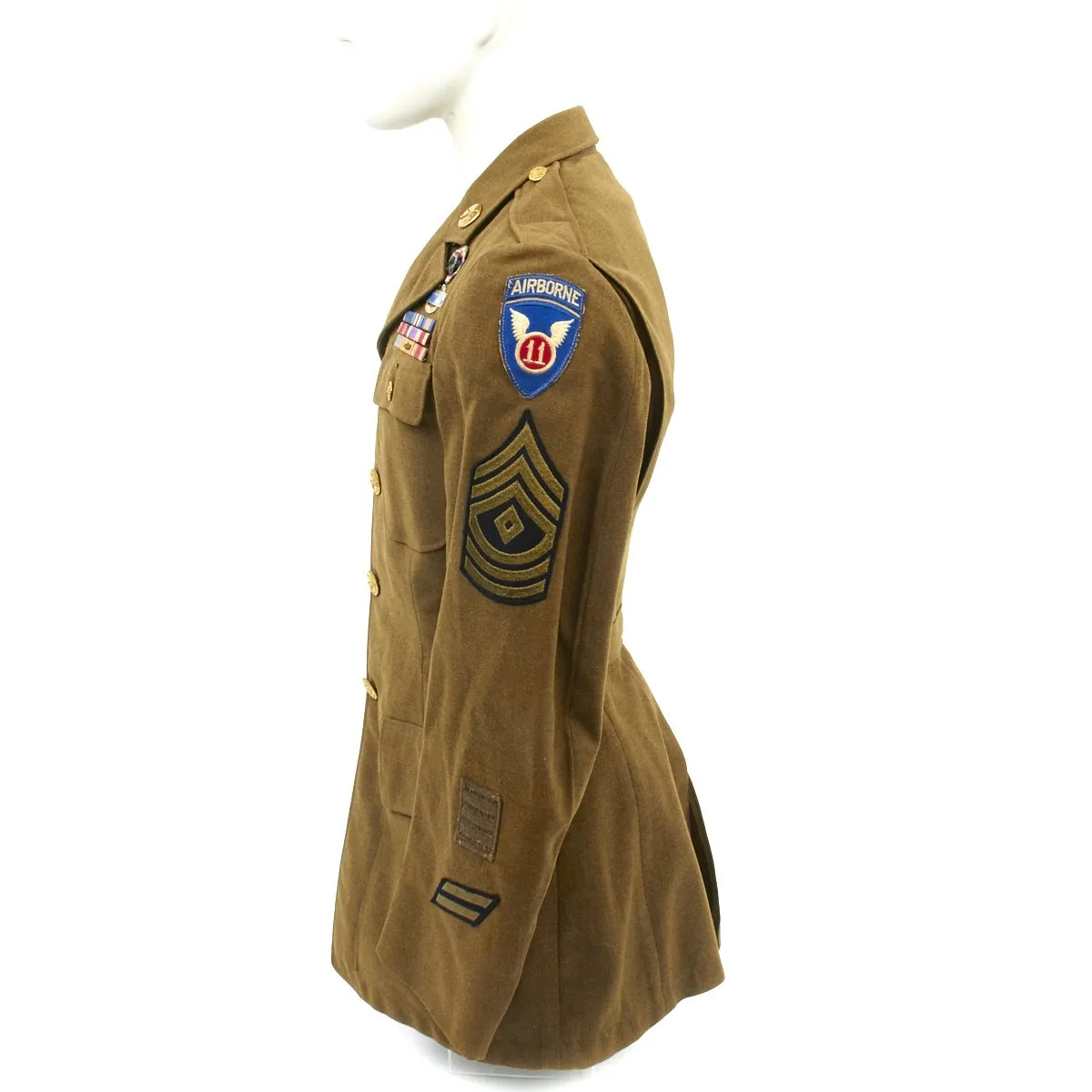 Original U.S. WWII 11th Airborne DSC - MacArthur Honor Guard- Los Banos Liberator Grouping