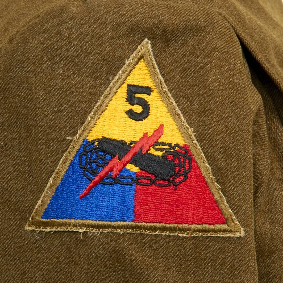 Original U.S. WWII 5th Armored Division Named Grouping - Wounded In Action