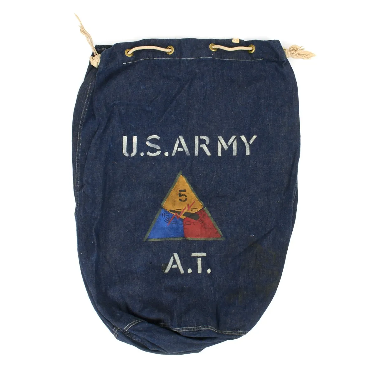 Original U.S. WWII 5th Armored Division Named Grouping - Wounded In Action