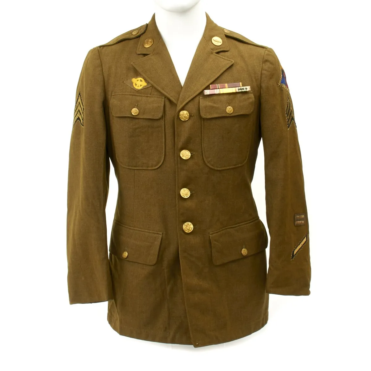 Original U.S. WWII Named Tank Battalion Class A Uniform Jacket