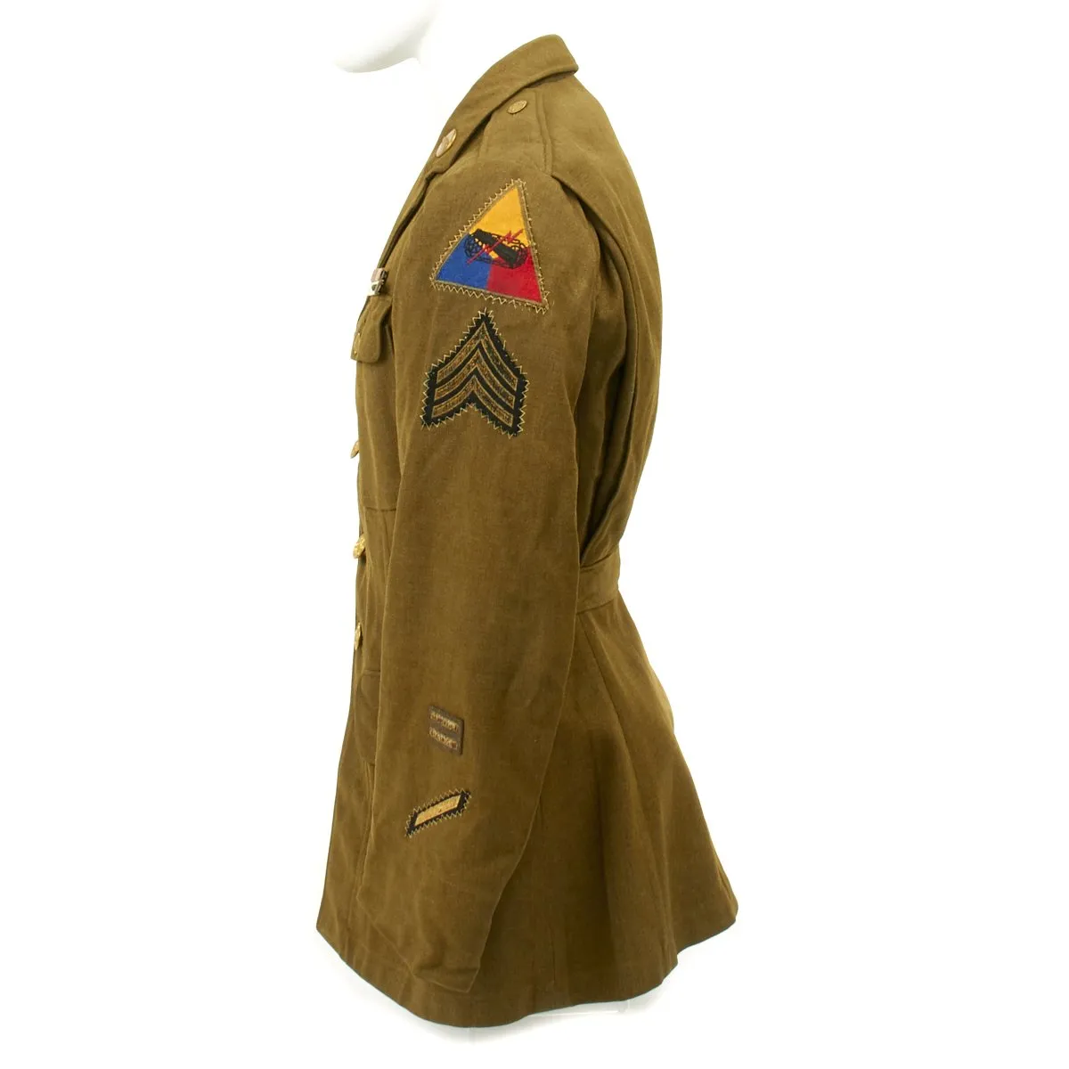 Original U.S. WWII Named Tank Battalion Class A Uniform Jacket