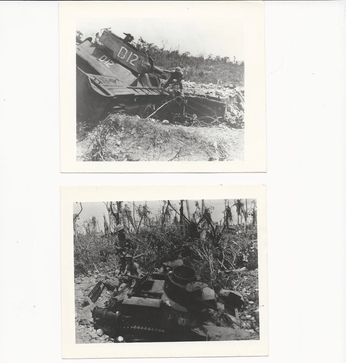 Original U.S. WWII USMC Battle of Iwo Jima Combat Photographer Grouping