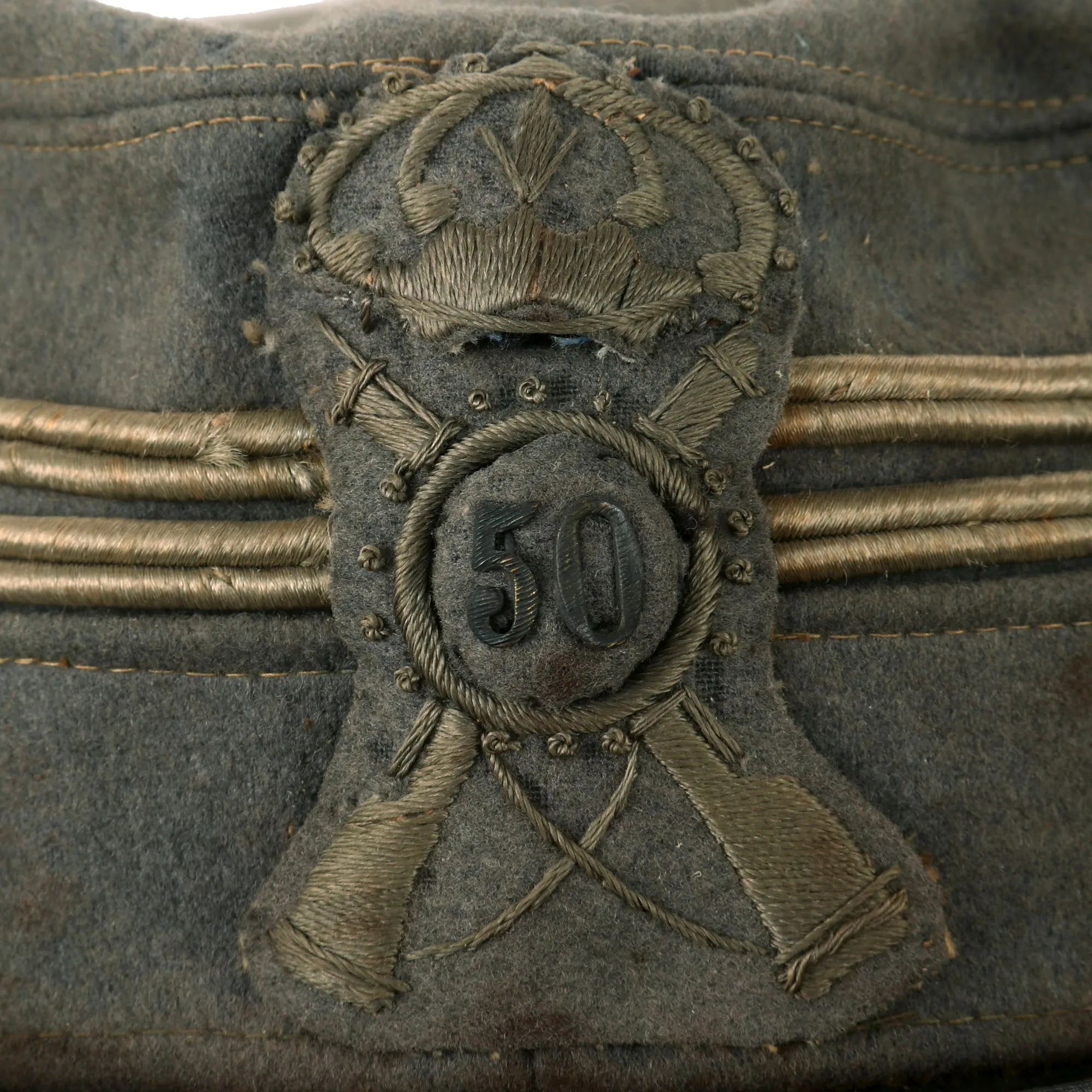 Original WWI Italian Officer’s Uniform Grouping Identified to Capt. Rodolfo Stiassi - Kepi with Original Box, Matching Tunic & Documents