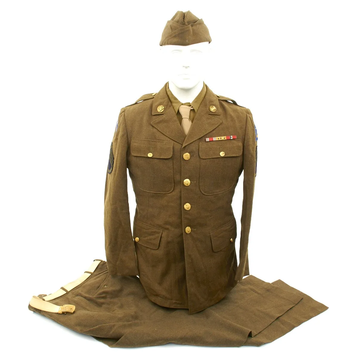 Original WWII Amphibious Forces 4th Engineer Special Brigade Uniform Grouping