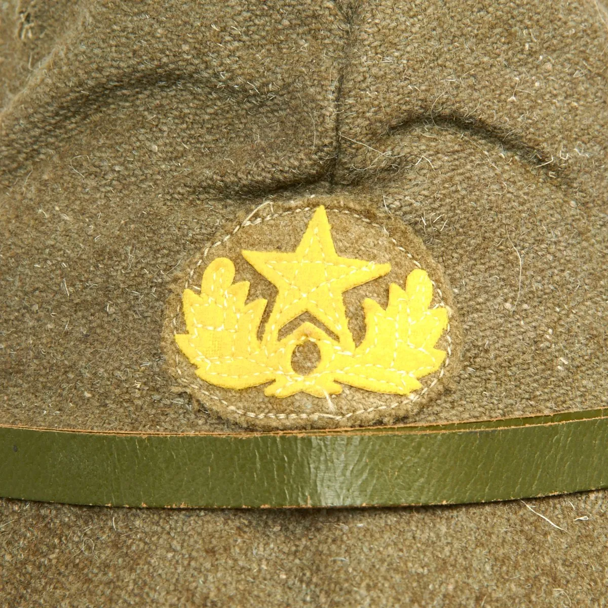 Original WWII Japanese Army Imperial Guard Wool Forage Cap