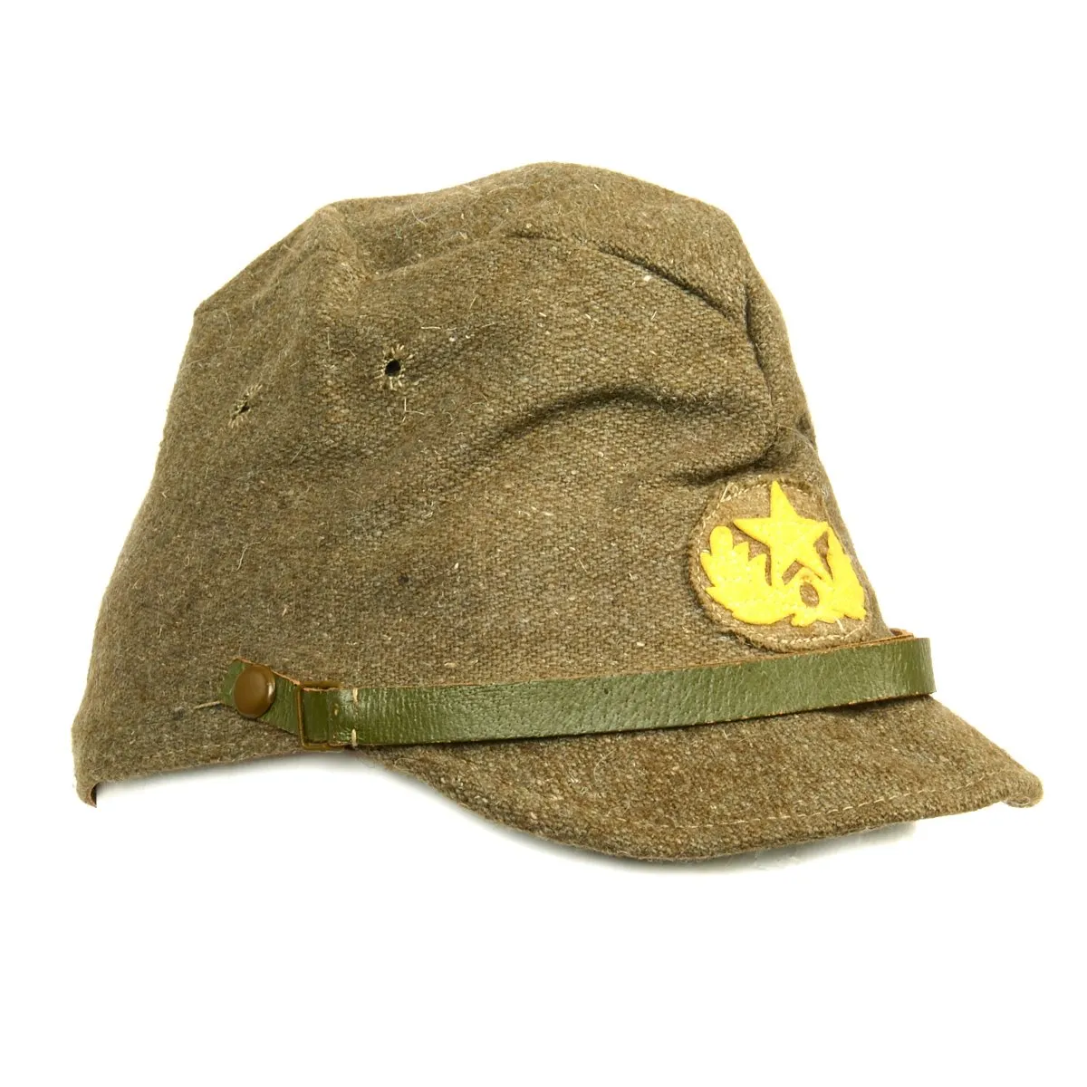 Original WWII Japanese Army Imperial Guard Wool Forage Cap