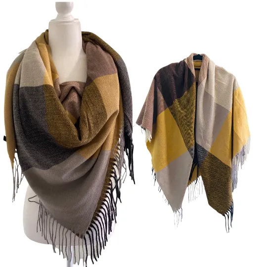 Oversized Winter Blanket Scarfs/Shawls