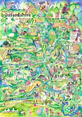 Oxfordshire map