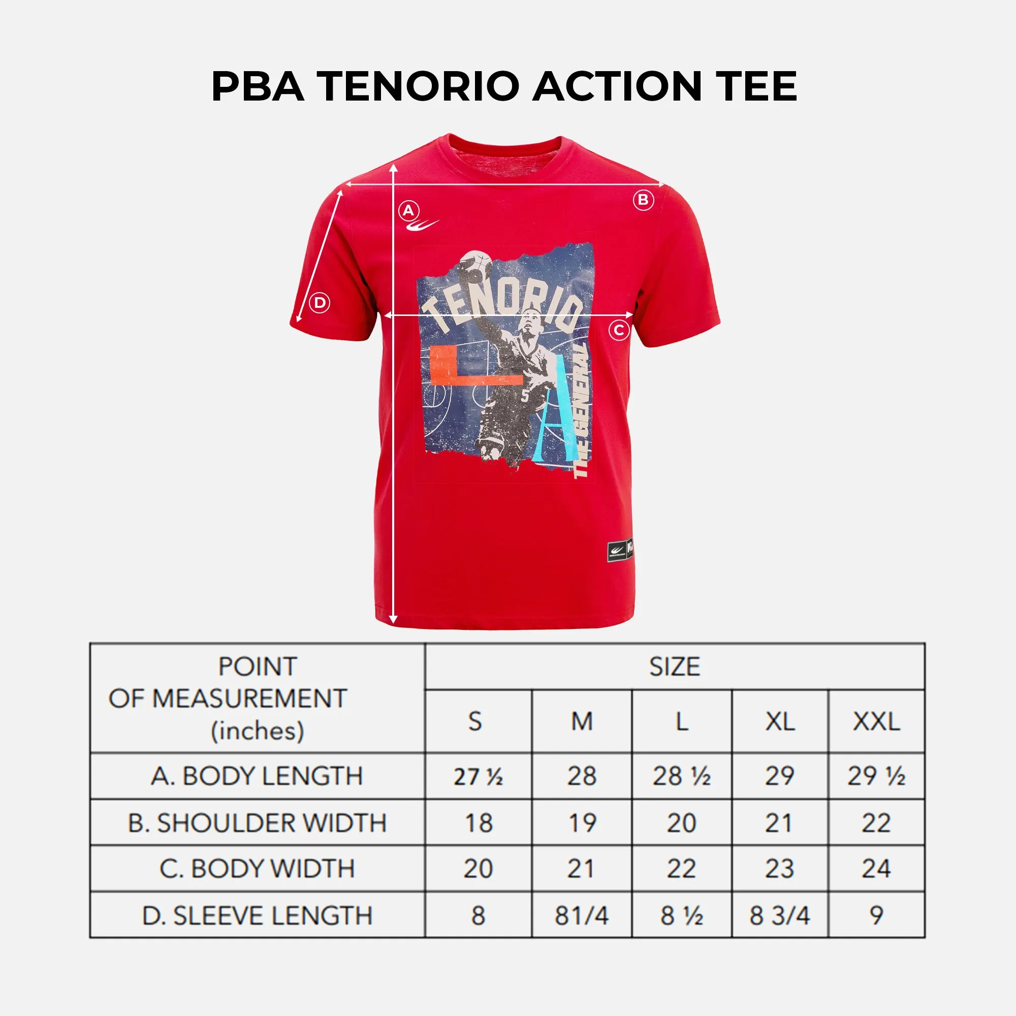 PBA TENORIO ACTION TEE