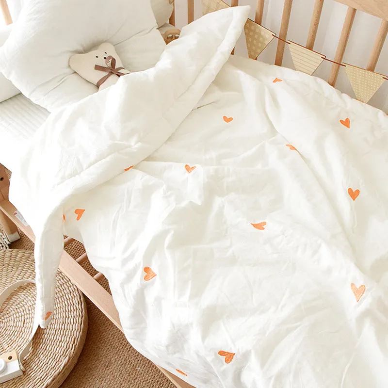 Pure Cotton Embroidered Baby Quilt