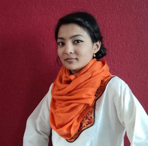 Pure Pashmina Shawl Orange