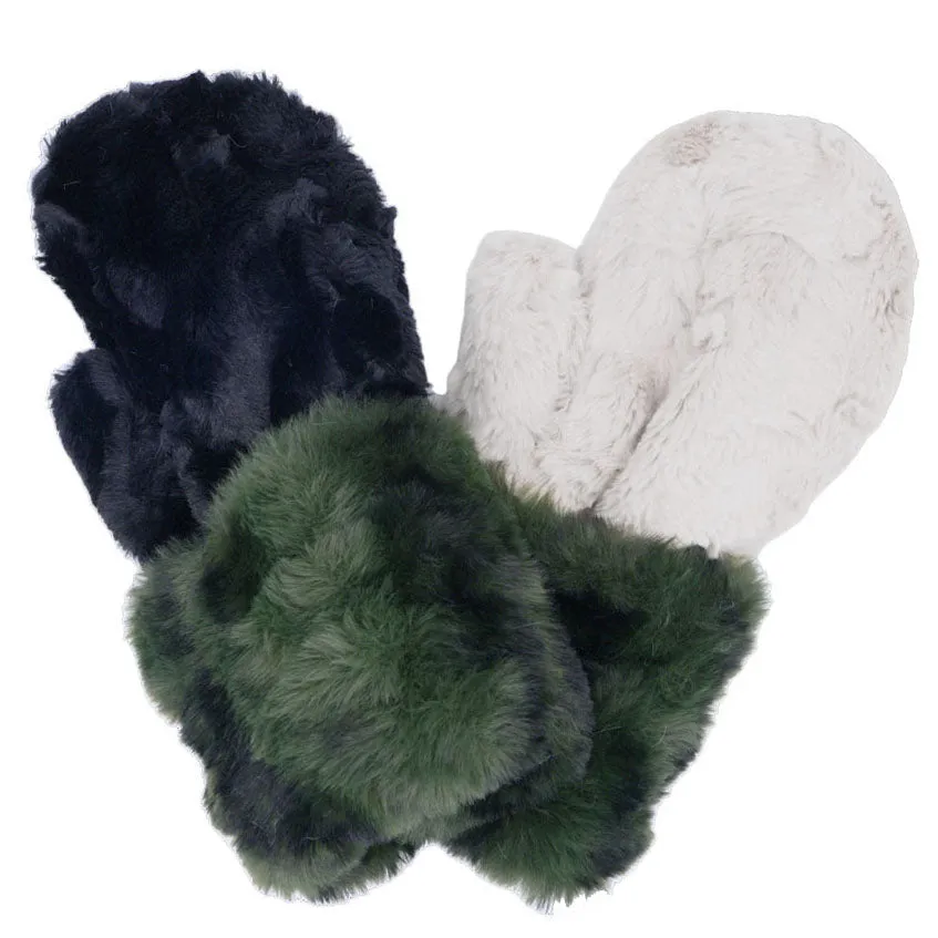 Royal Opulence Mittens - Royal Opulence Cuff with Cuddly Fur (Merlot - Limited Availability)