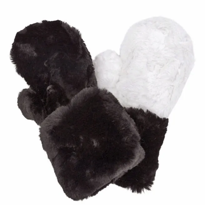 Royal Opulence Mittens - Royal Opulence Cuff with Cuddly Fur (Merlot - Limited Availability)