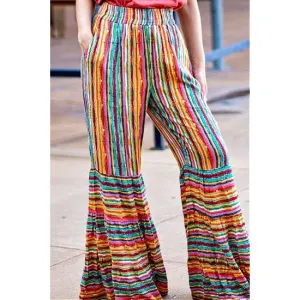 Ruffle Palazzo Pants