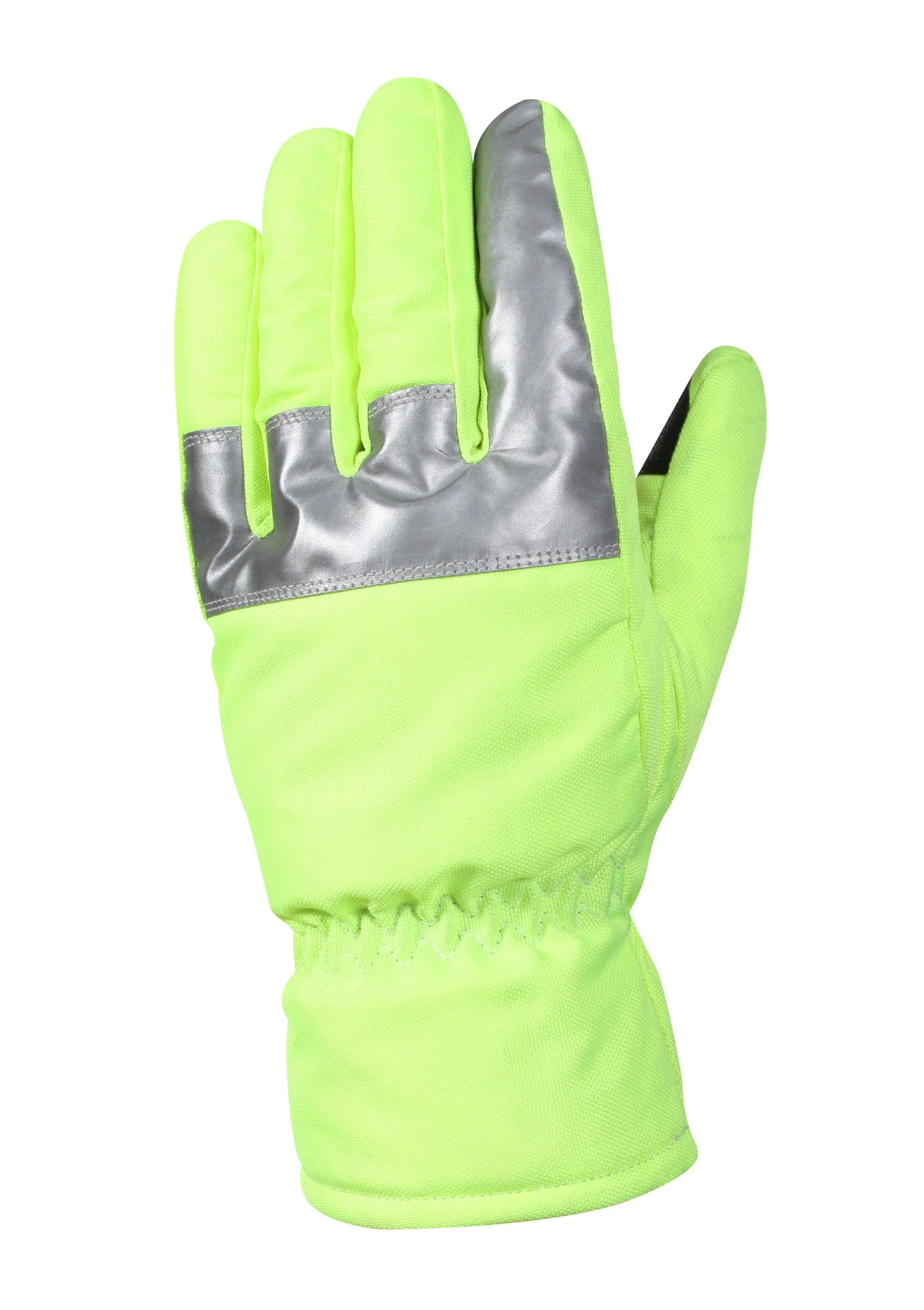 Safety Green Gloves With Reflective Tape