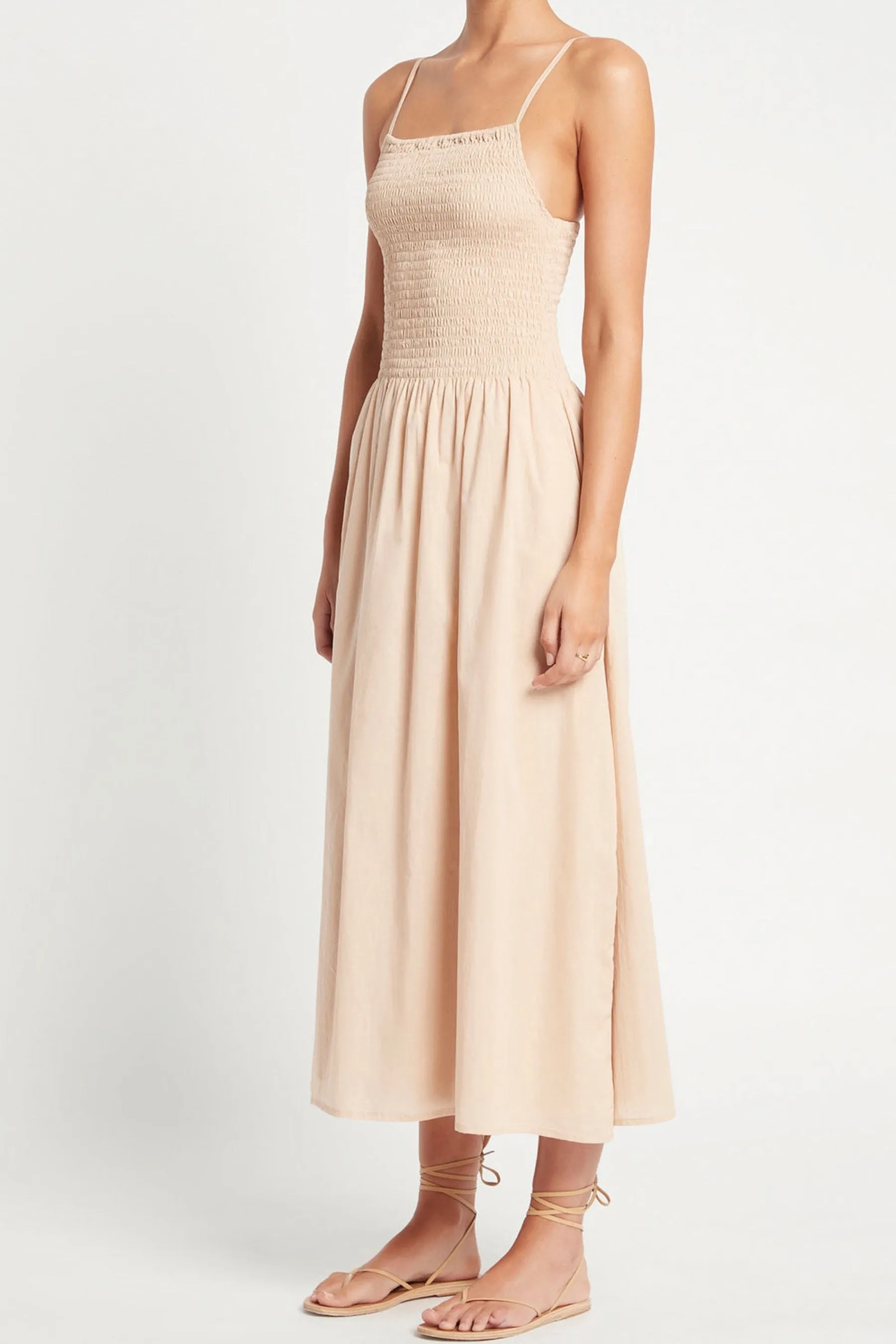 Sand Nolie Midi Dress