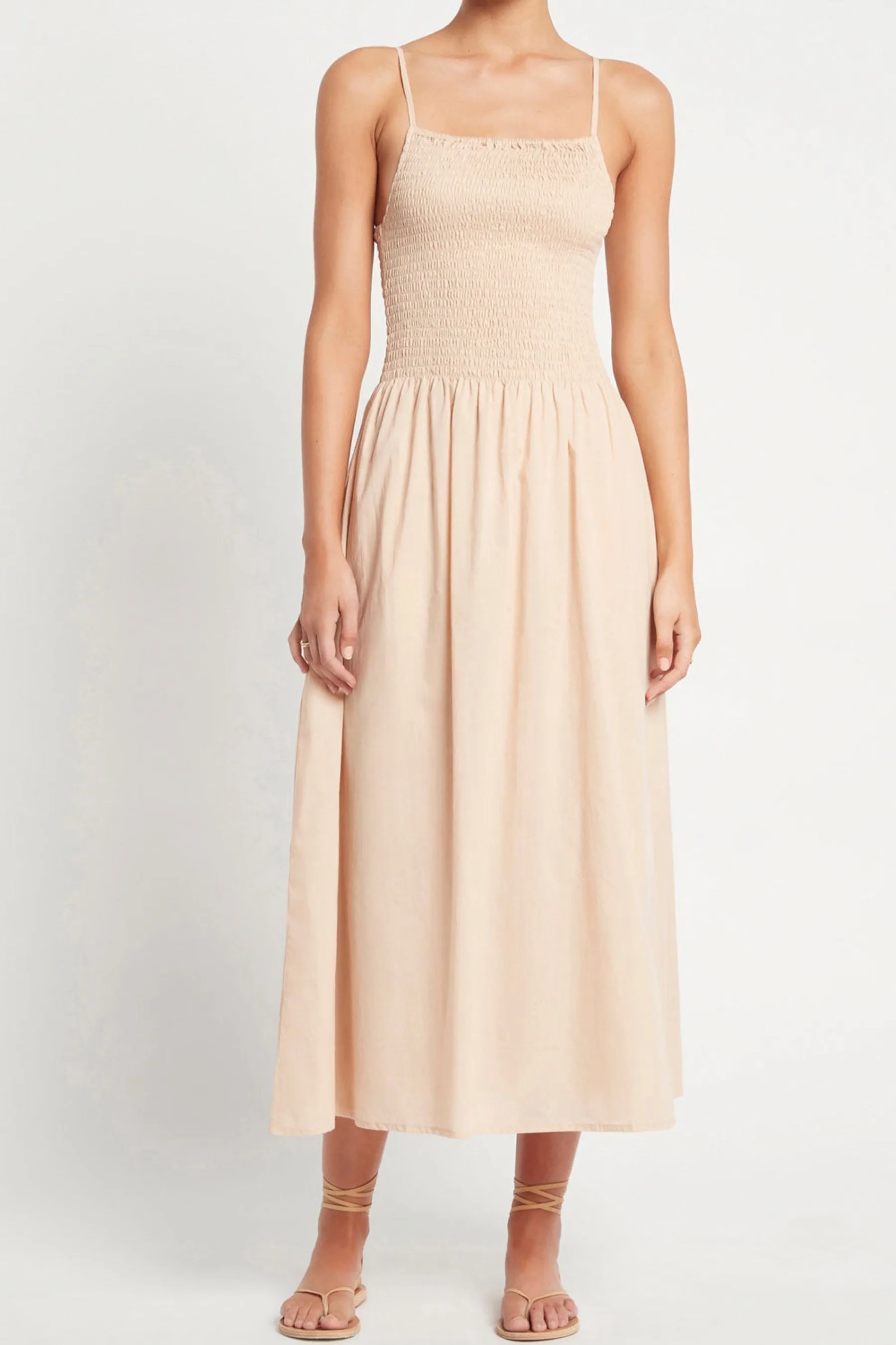 Sand Nolie Midi Dress