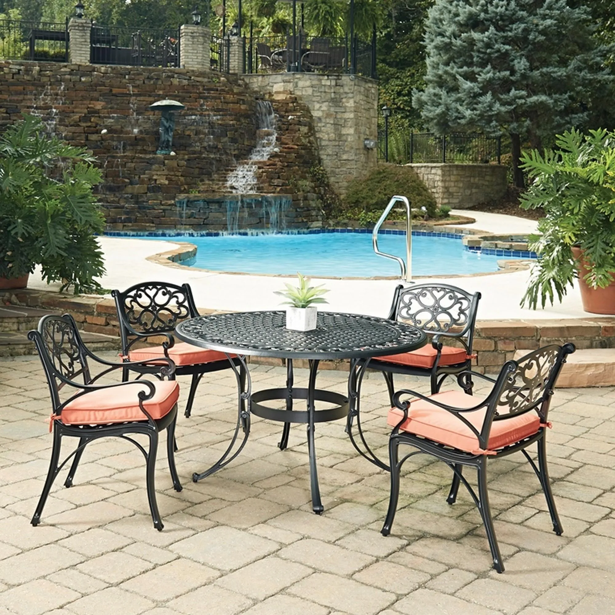 Sanibel 5 Piece Outdoor Dining Set by homestyles