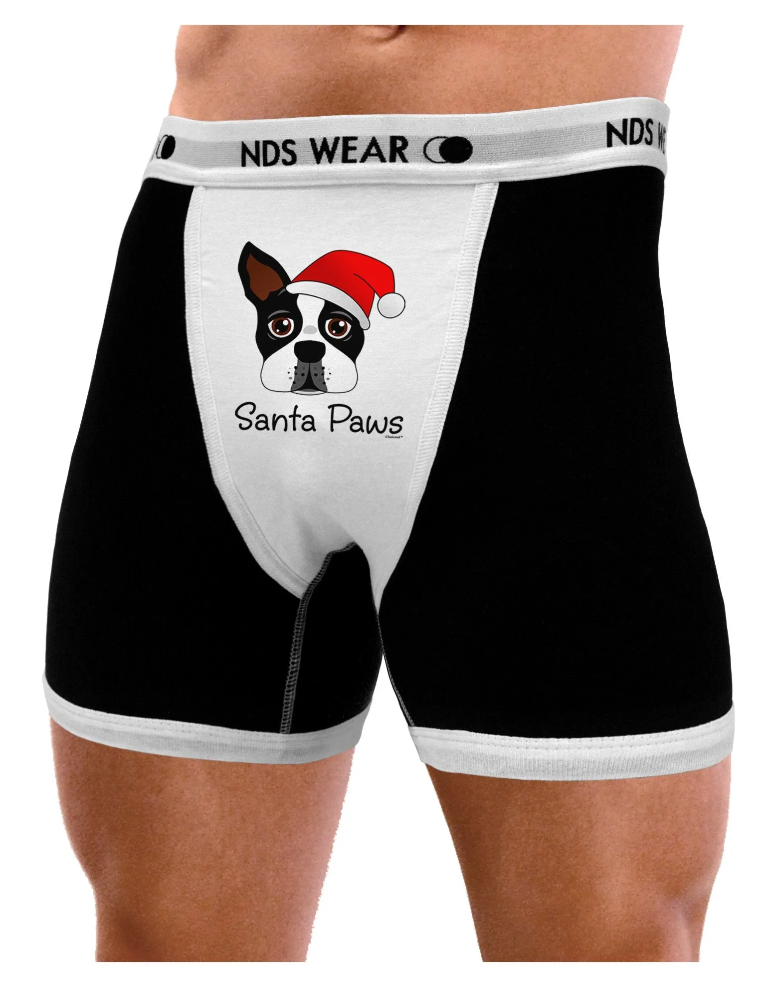 Santa Paws Christmas Dog Mens Boxer Brief Underwear