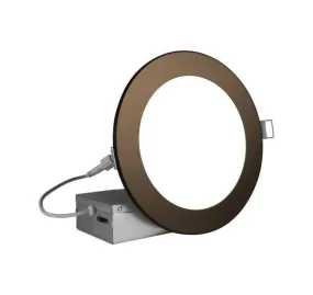 Selectable 6 in. Oil-Rubbed Bronze Remodel LED Downlight Kit