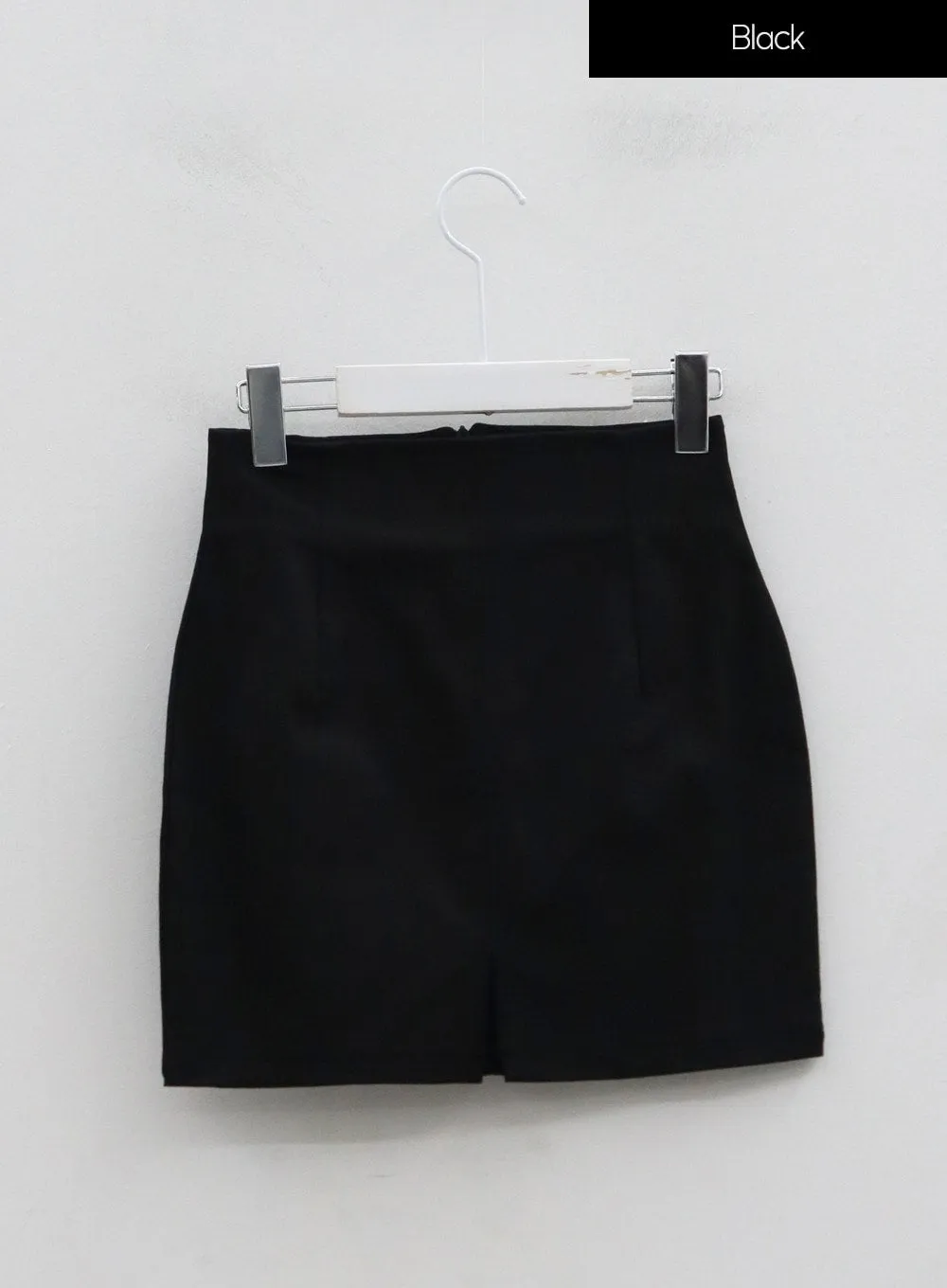 Simple High Waist Pencil Mini Skirt IO19