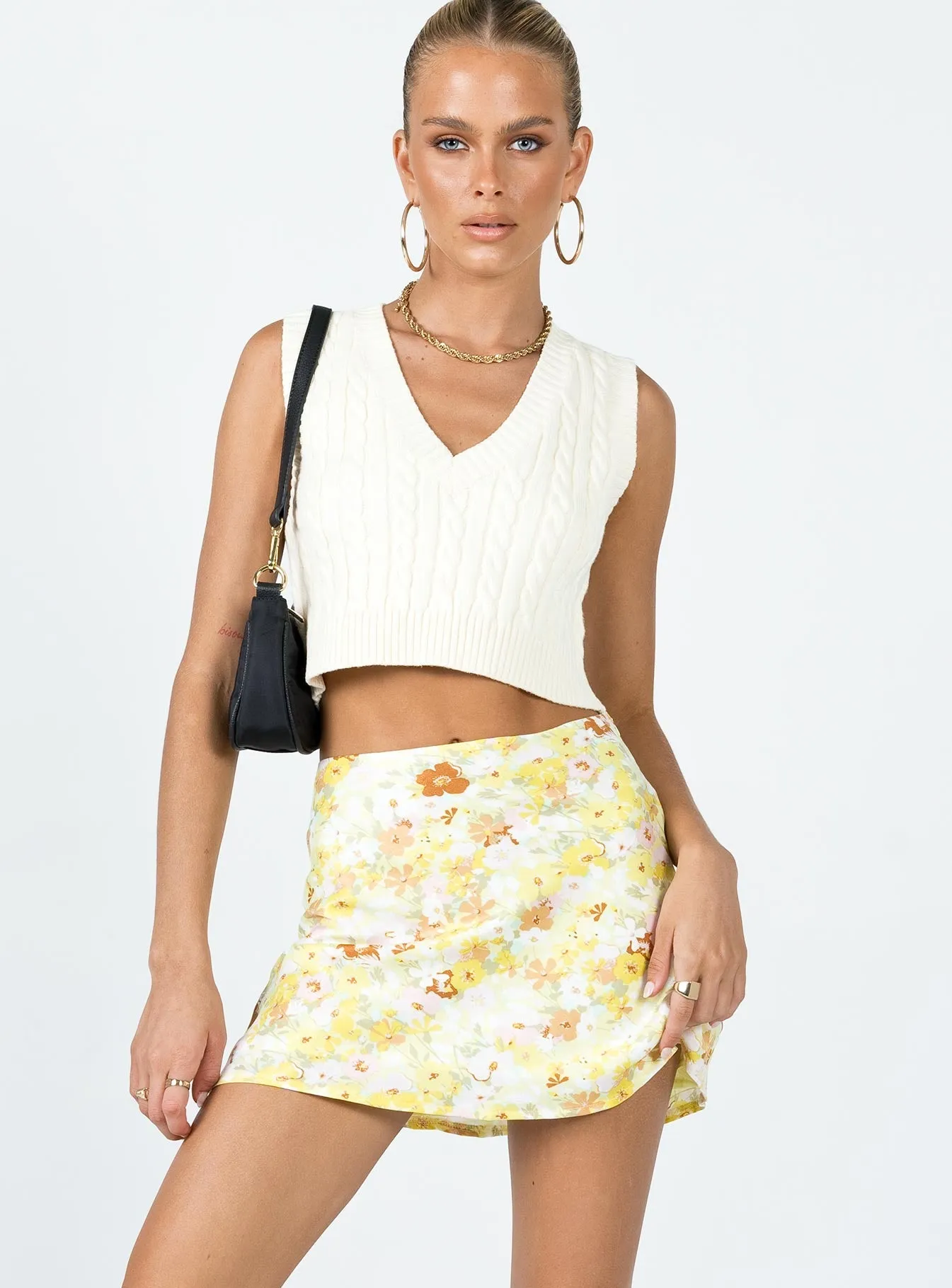 Sloane Mini Skirt Yellow