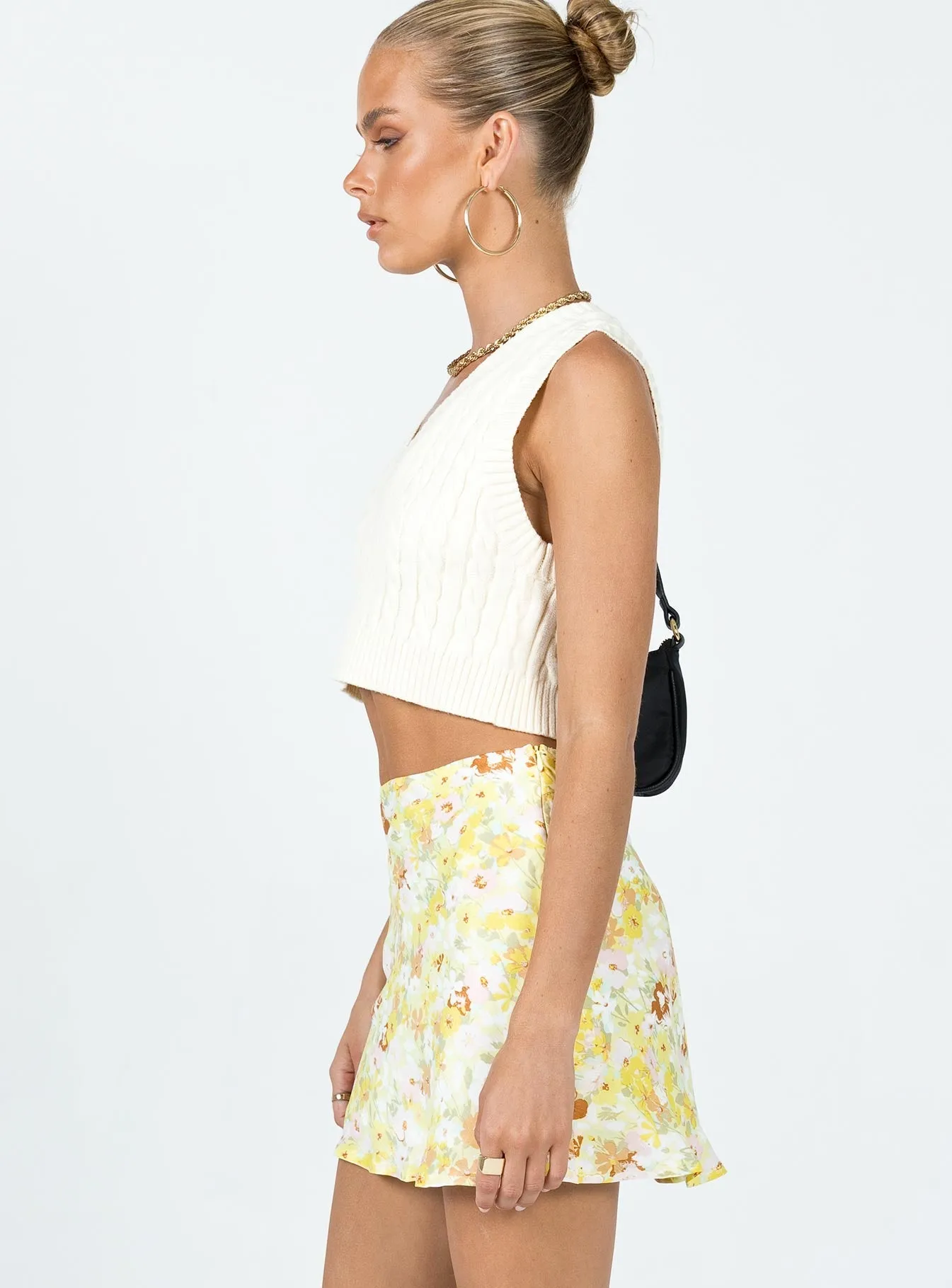 Sloane Mini Skirt Yellow