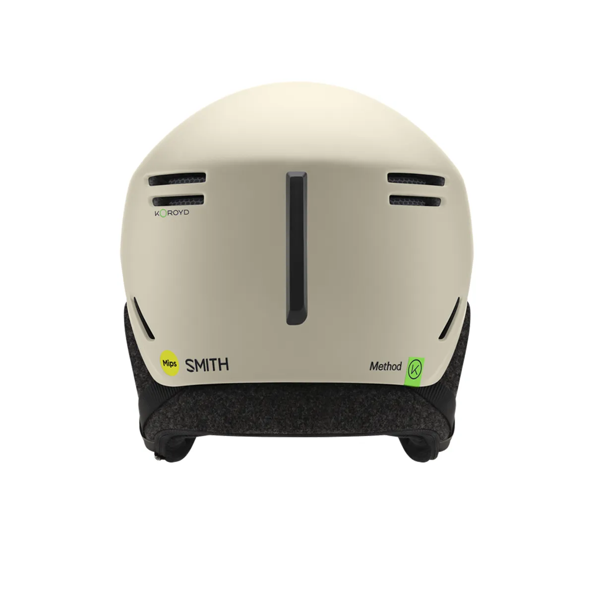 Smith Method Mips Round Contour Fit Snow Helmet - Matte Bone