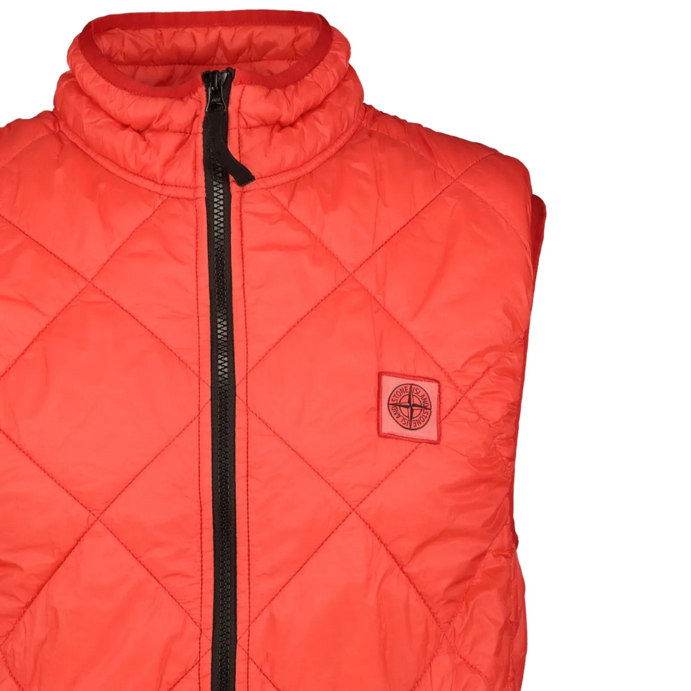 Stone Island Garment Dyed Gilet Red