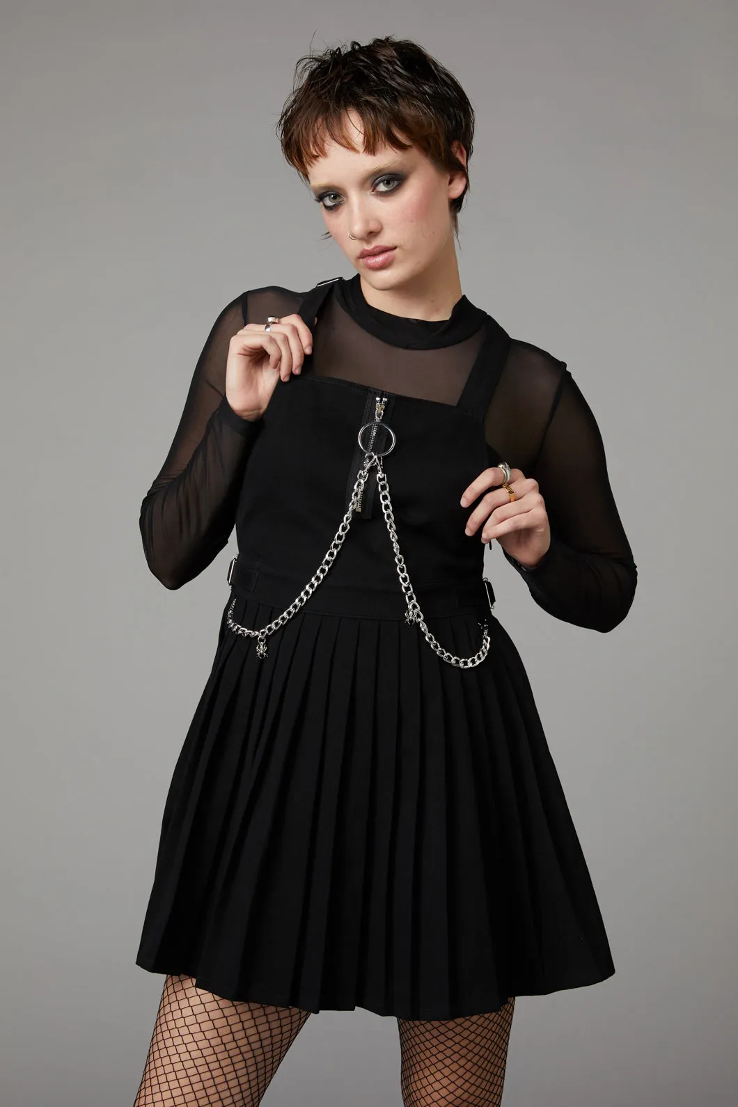 Strings Gothic Pinafore