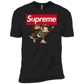 Supreme Monkey T-shirt Men Short Sleeve T-Shirt