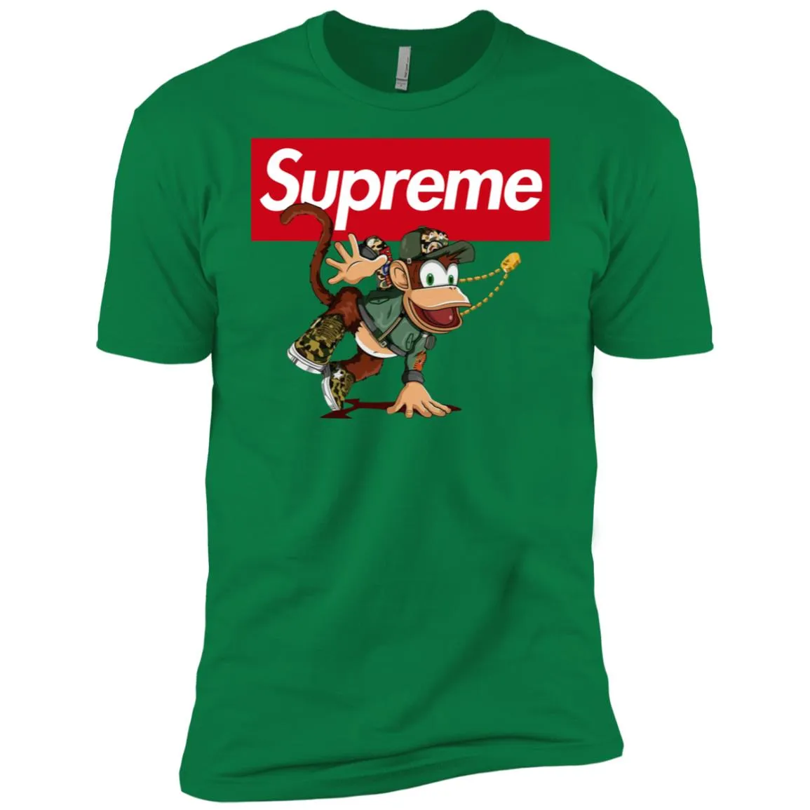 Supreme Monkey T-shirt Men Short Sleeve T-Shirt