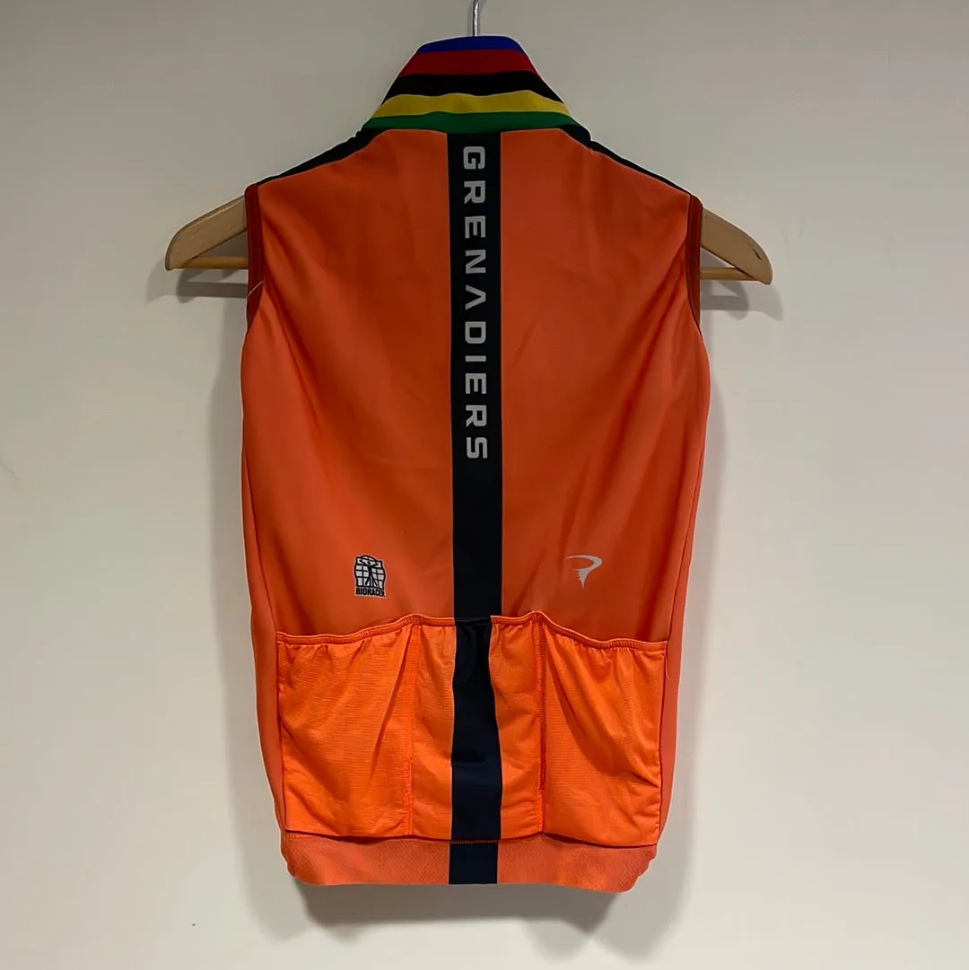 Team Ineos | Bioracer UCI Ex World Champion Orange Epic Tempest Protect Gilet - Slightly Used