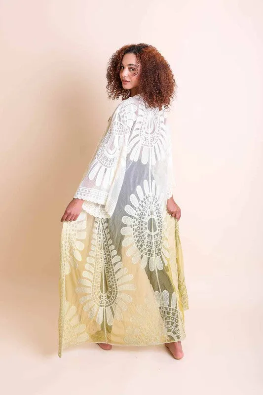 TEEK - Ombre Bohemian Lace Kimono