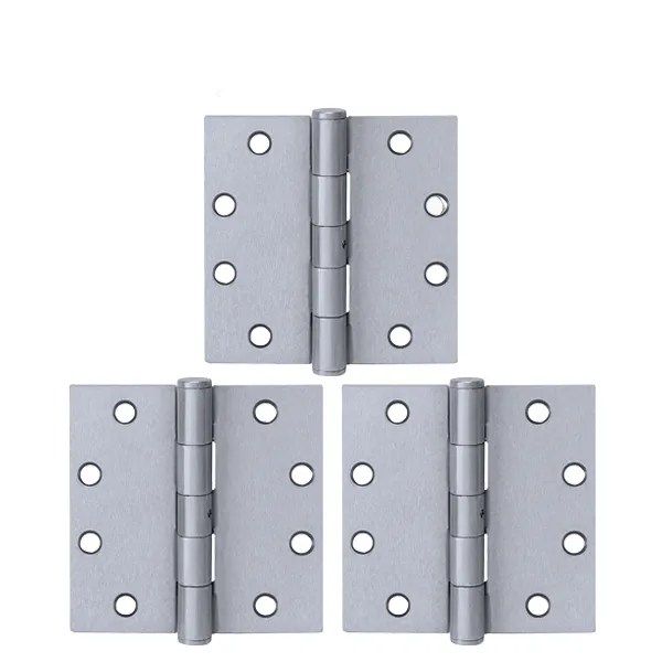 TELL - Plain Bearing Hinge - 4-1/2" x 4-1/2" - Optional Finish - Optional NRP - (3-Pack)