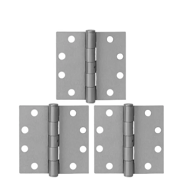 TELL - Plain Bearing Hinge - 4-1/2" x 4-1/2" - Optional Finish - Optional NRP - (3-Pack)