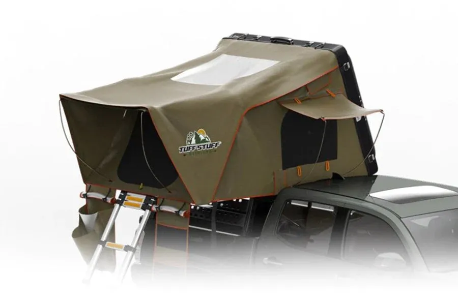 Tuff Stuff ALPHA II Hard Top Side Open Roof Top Tent 2 Person