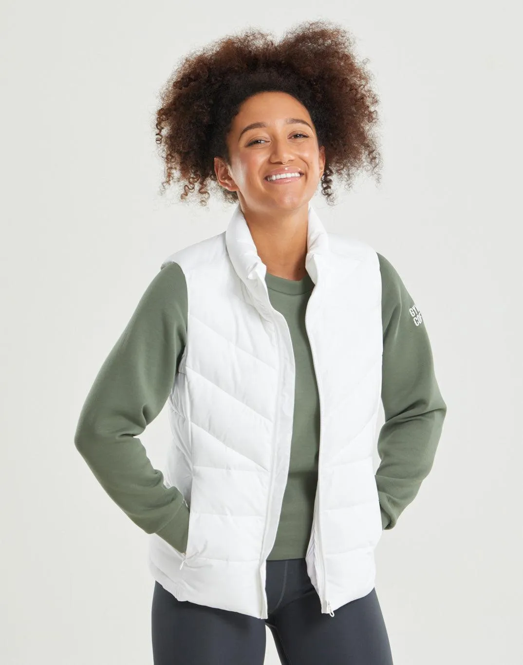 Urban Expedition Gilet in Ice White