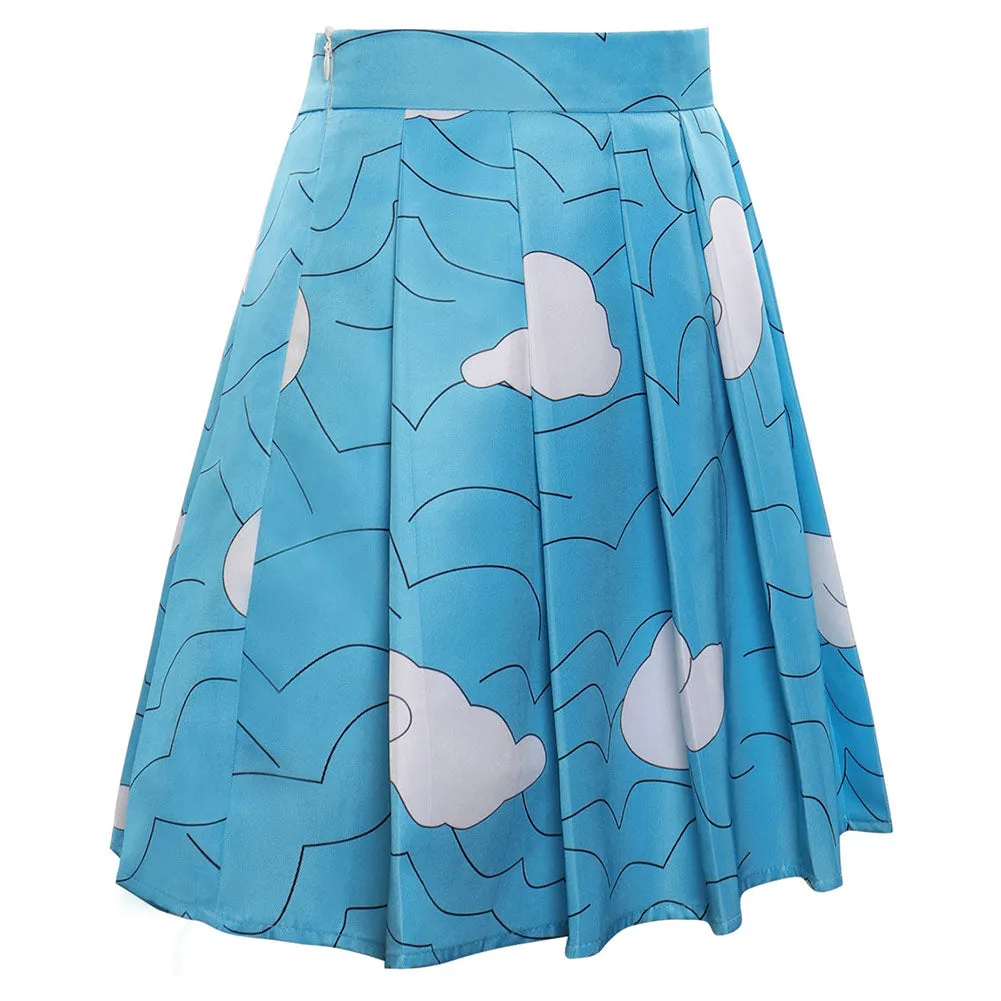 Urokodaki Sakonji Cosplay Costume Pleated Skirt