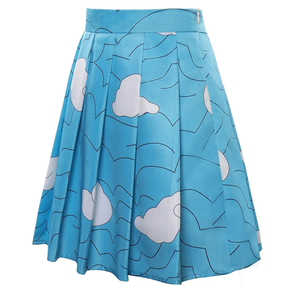 Urokodaki Sakonji Cosplay Costume Pleated Skirt