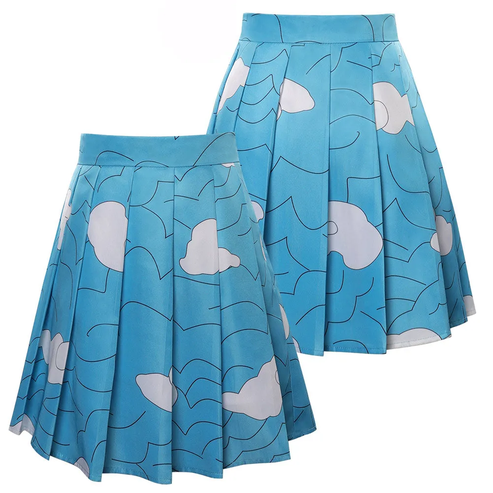 Urokodaki Sakonji Cosplay Costume Pleated Skirt