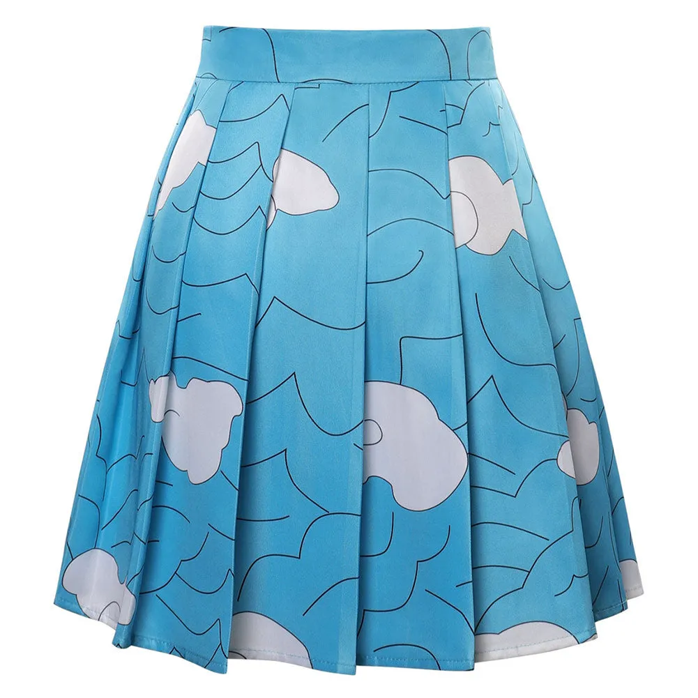 Urokodaki Sakonji Cosplay Costume Pleated Skirt