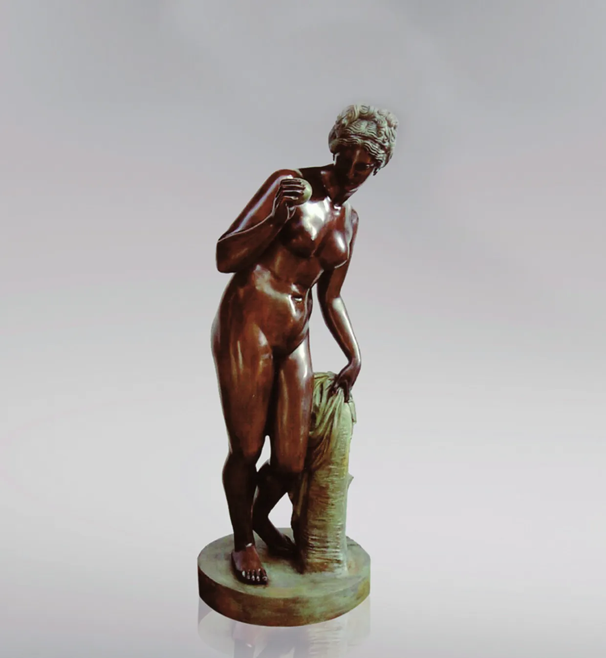 Venus with the Apple Bronze Statue