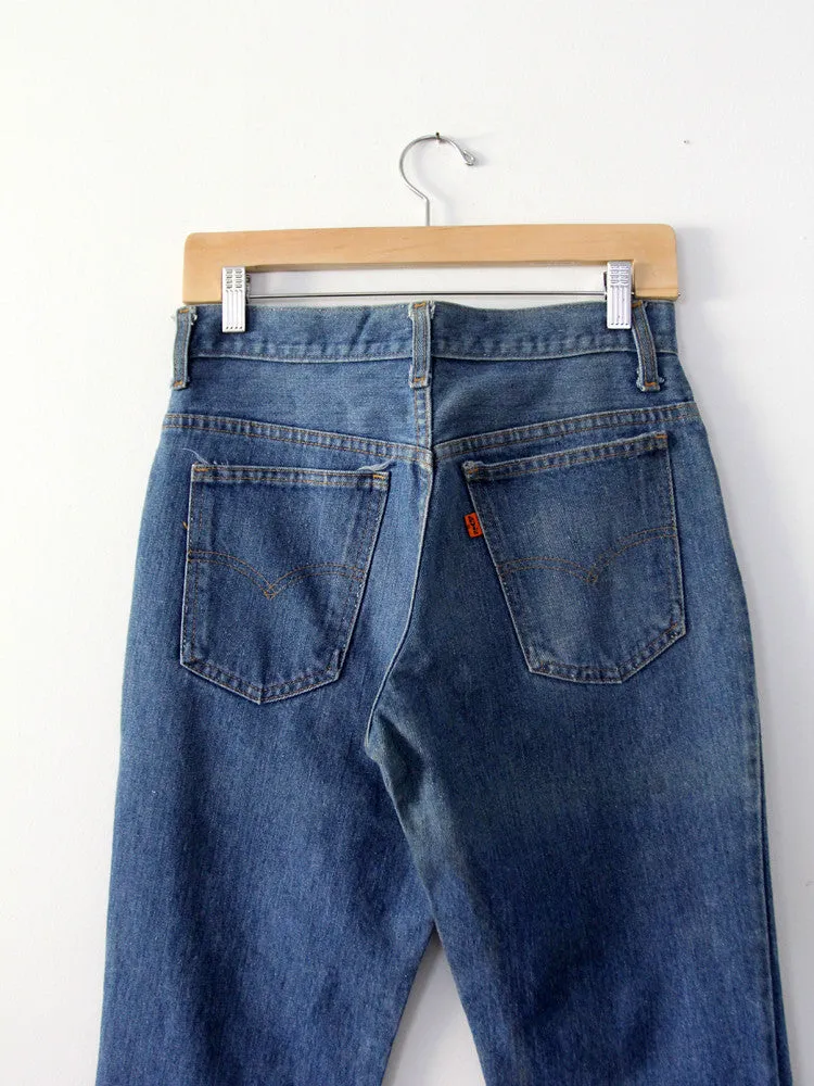 vintage 70s Levis 646 denim jeans, 29 x 30