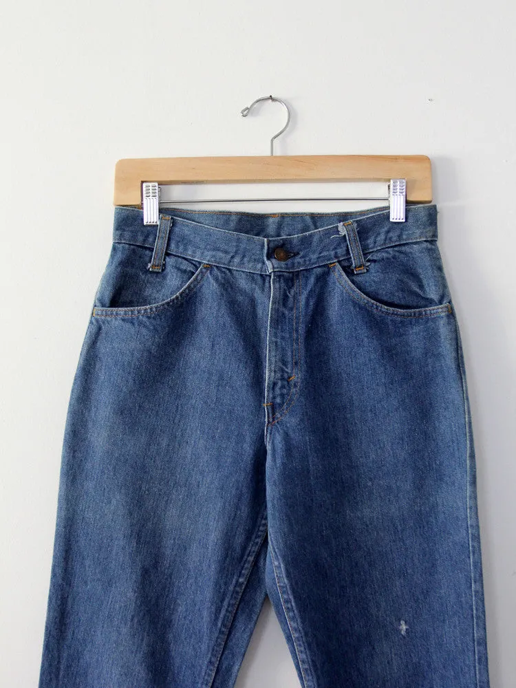 vintage 70s Levis 646 denim jeans, 29 x 30