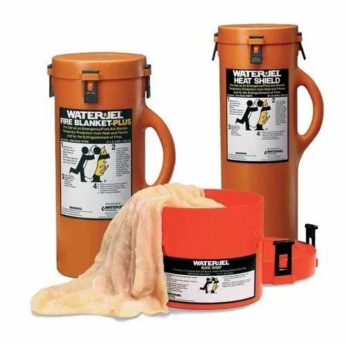 Water Jel Fire Blanket Plus Canister 5′ X 6′