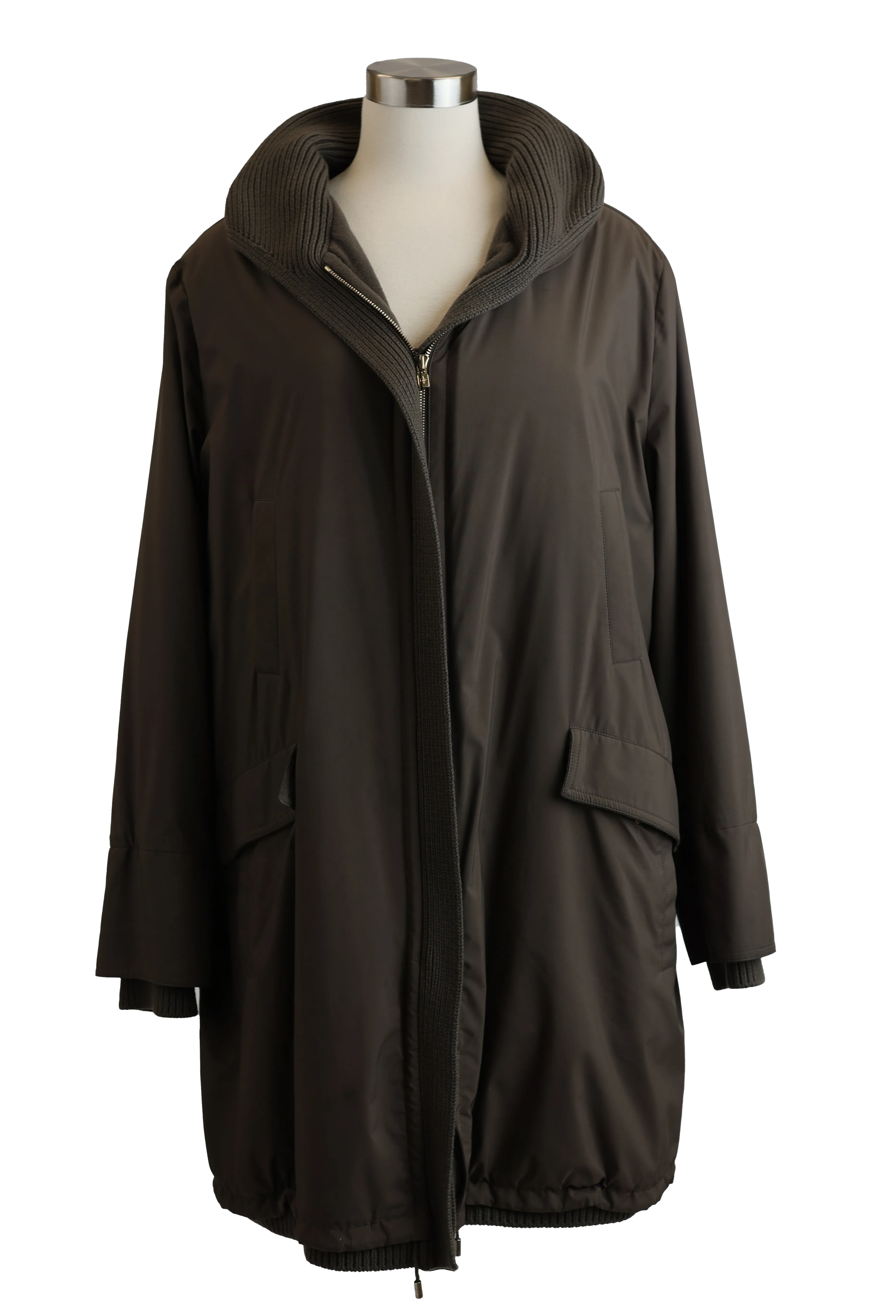 Waterproof Cashmere Lined Rain Coat