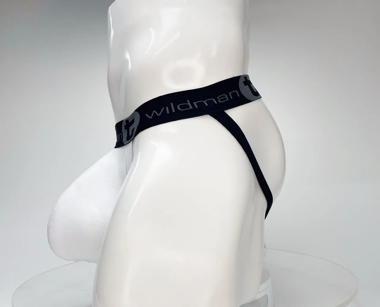 WildmanT Cotton Monster Cock Jockstrap White