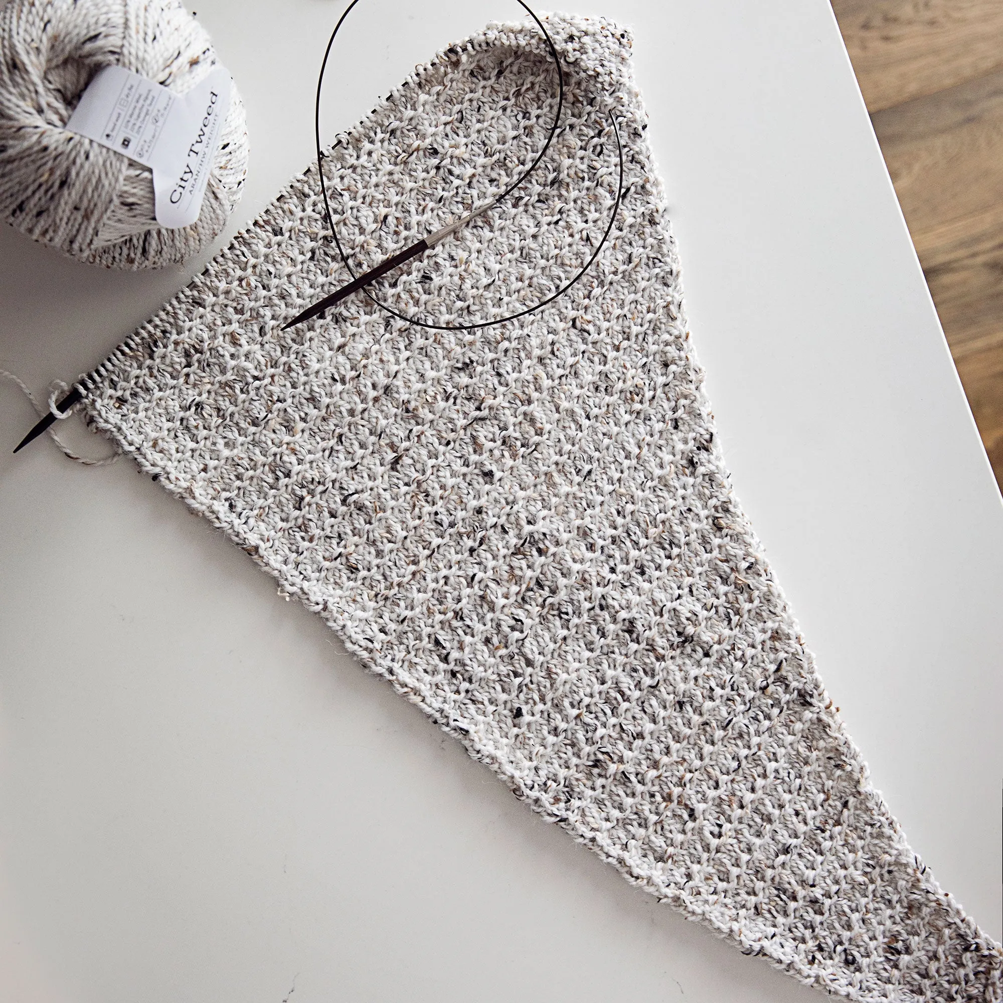 Winter Shawlette Knitting Pattern